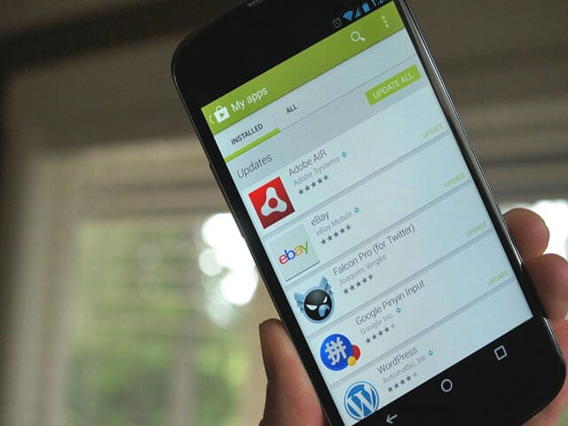 update Android apps