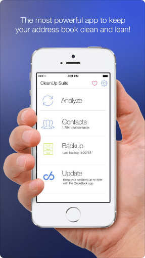 Cleanup Duplicate Contacts on the App Store