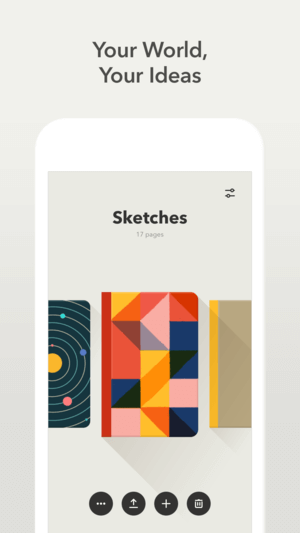Paper by Fifty-Three app for iphone