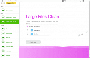 Large Files Cleaner