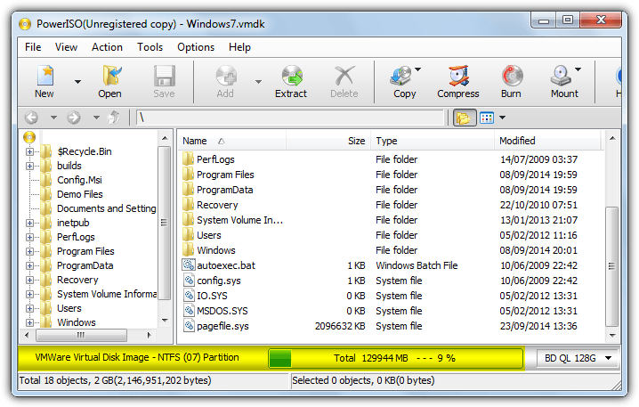 disk image file manager