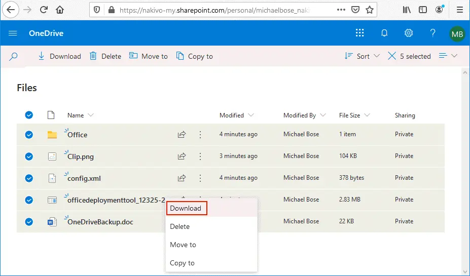 recover deleted files using one drive