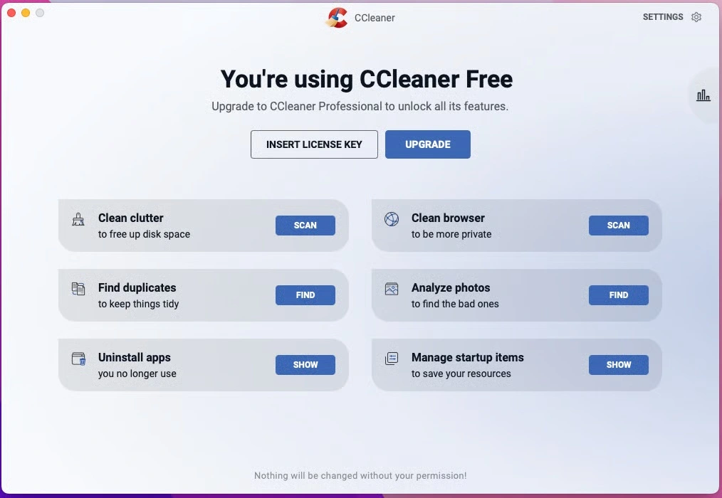 ccleaner mac cleaning tool