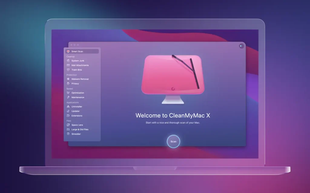 clean my mac tool by mac paw