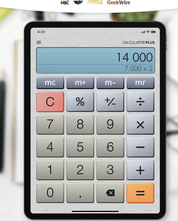 calculator plus app for iphone