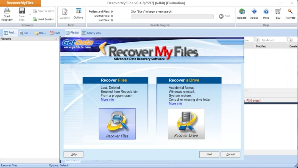 get data recover my files