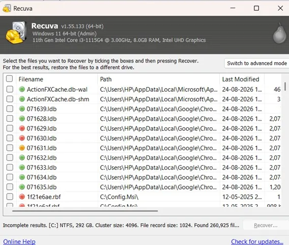 recuva data recovery