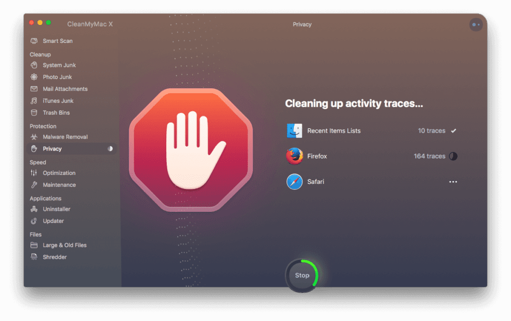 cleanmymac x cleaning tool