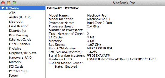 hardware overview