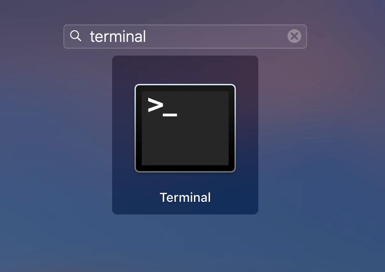 Terminal app