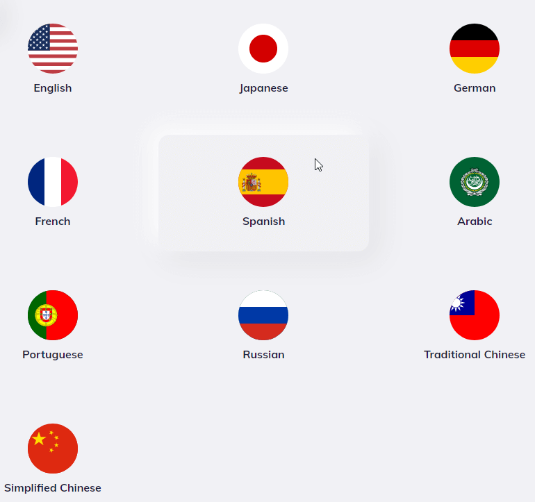 Languages Supported
