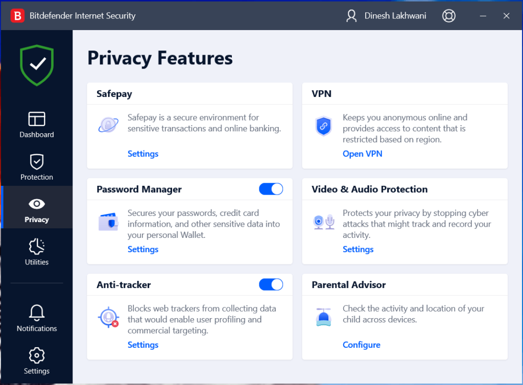 Privacy Features