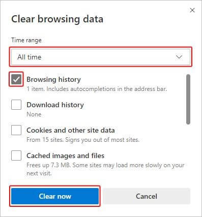 browsing data opera