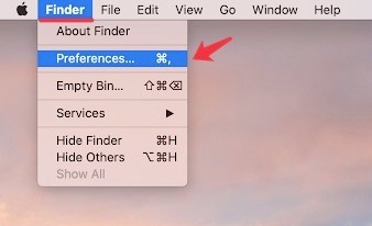 finder app on macOS