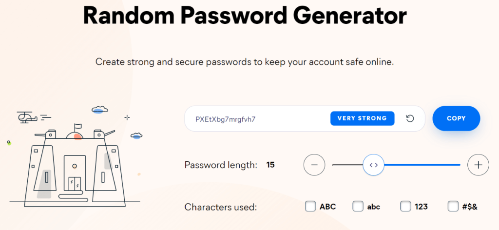 Avast Random Password Generator