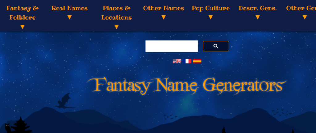 Fantasy Name Generators