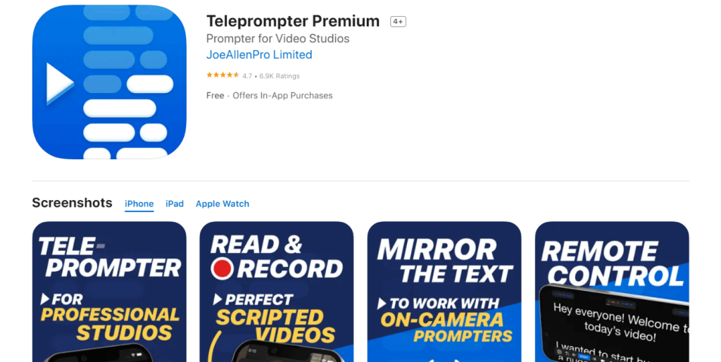 Teleprompter Premium