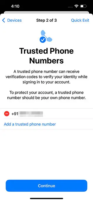 trusted phone numbers