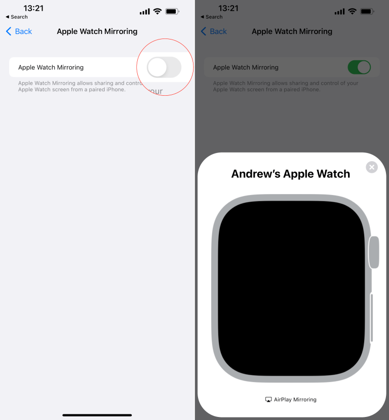 How Apple Watch Mirroring Works On iOS 16