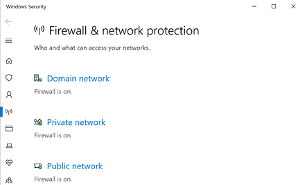 Firewall protection