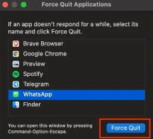 Force Quit