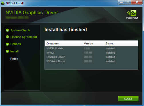 NVIDIA graphics driver