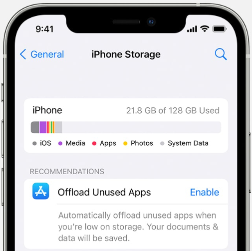  iphone storage option