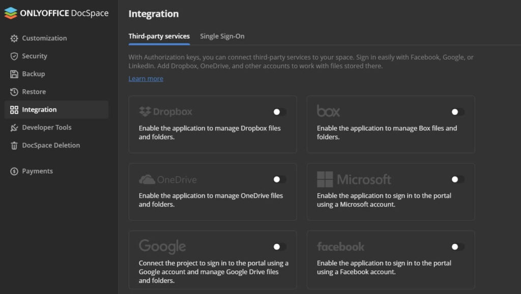 Integration With Third-Party Apps