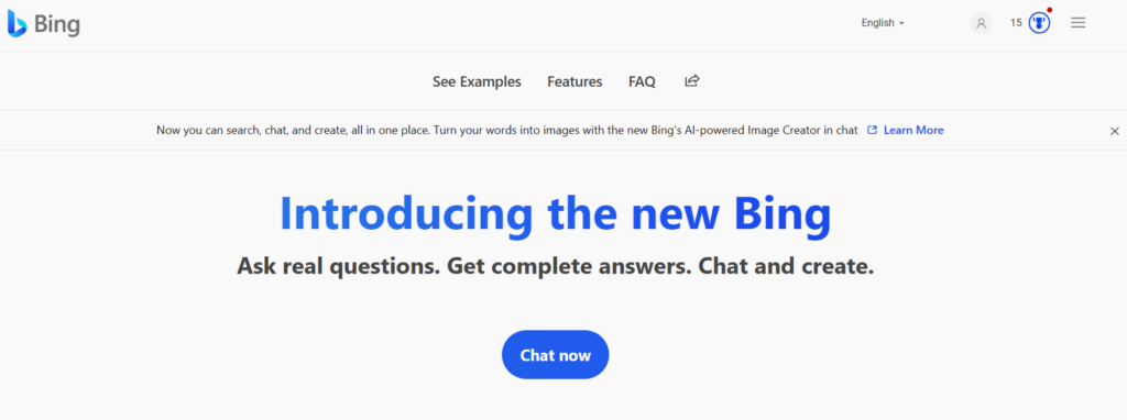 New Bing with ChatGPT