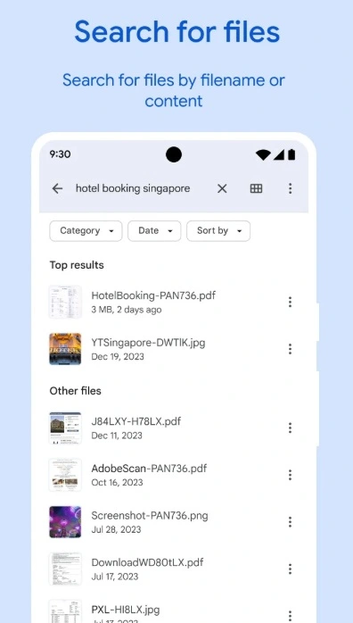 files by google android app