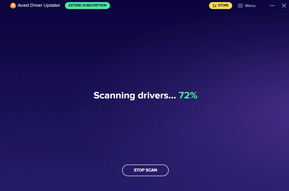avast driver updater dashboard