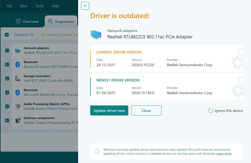 check driver details
