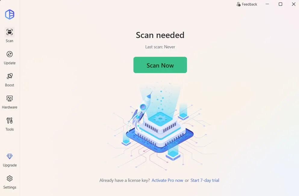 driver easy scan now