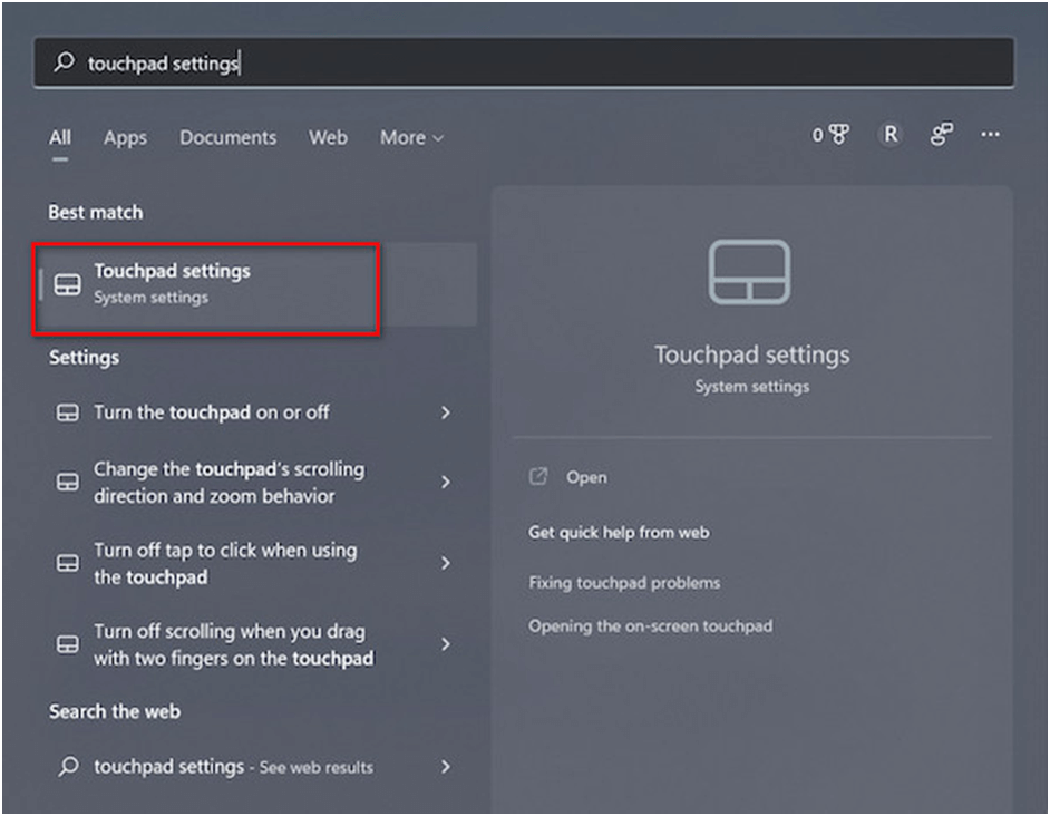  Enable Touchpad in Mouse Setting