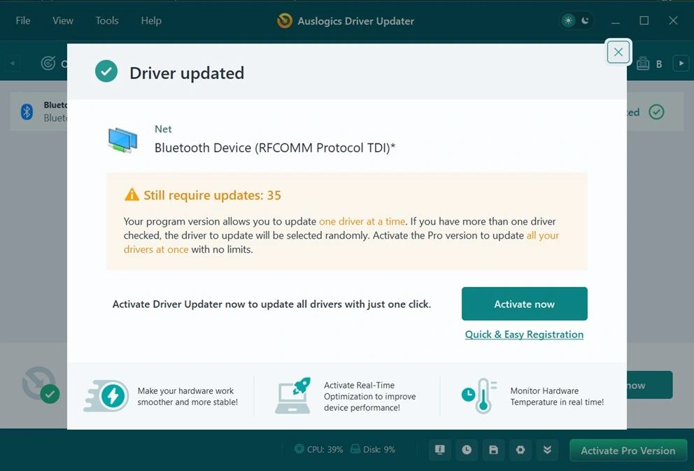 update drivers auslogics