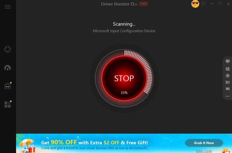 update drivers scanning process