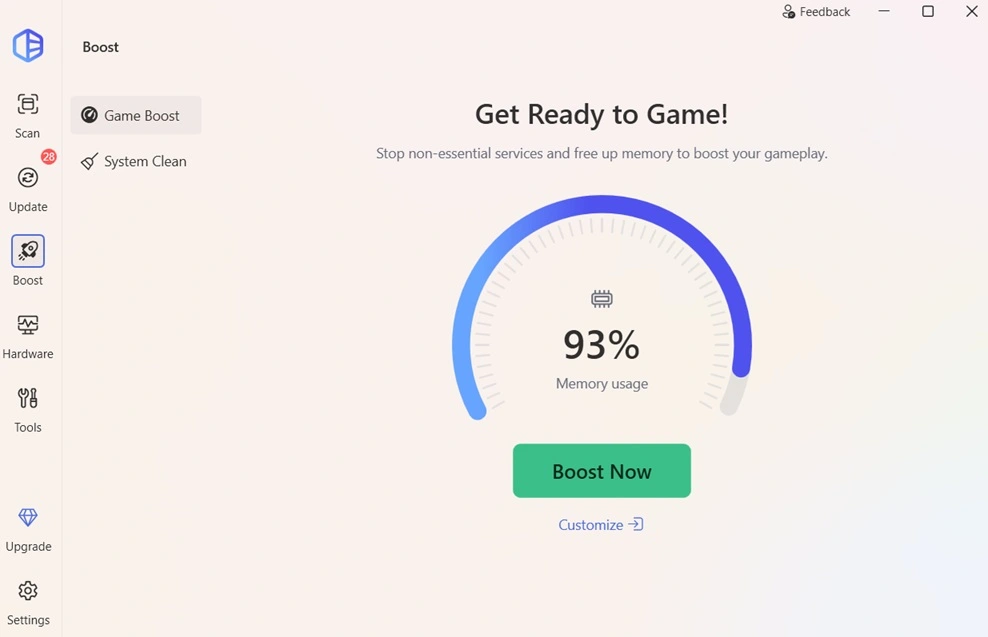 driver easy game boost