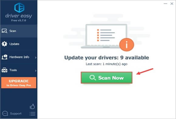 scan now driver easy