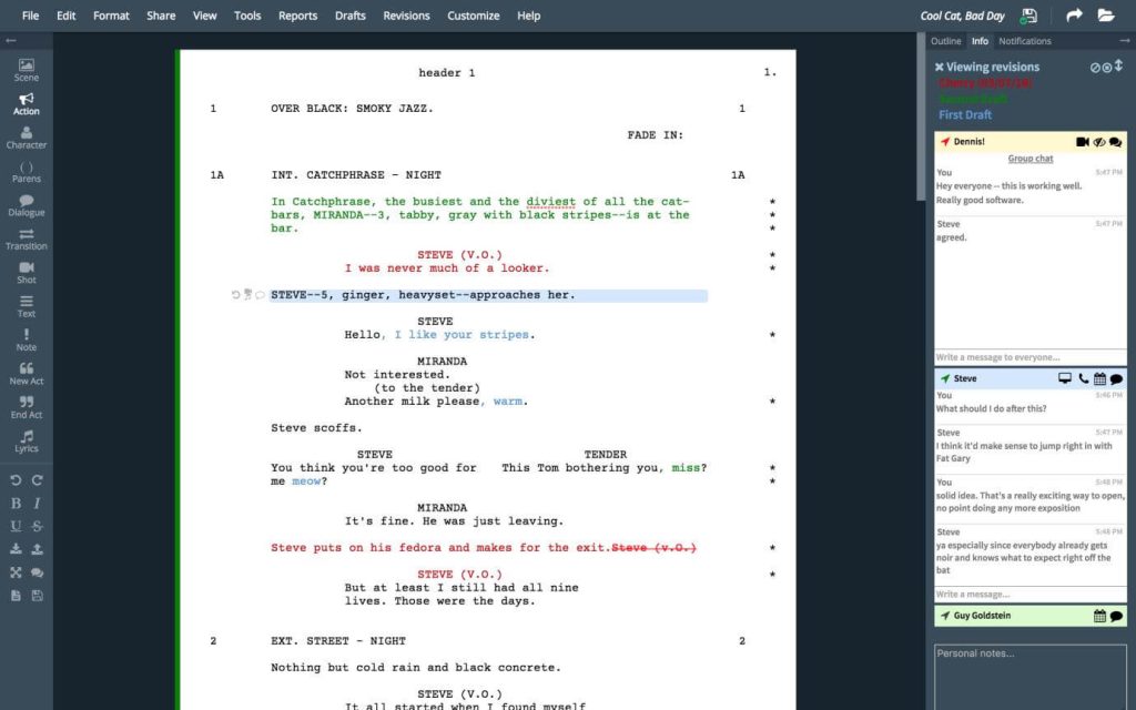 WriterDuet to Make scripts