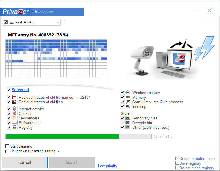 PrivaZer file shredder