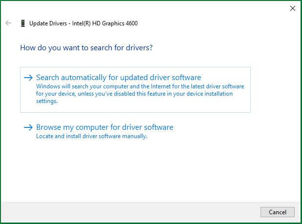 search drivers on Windows