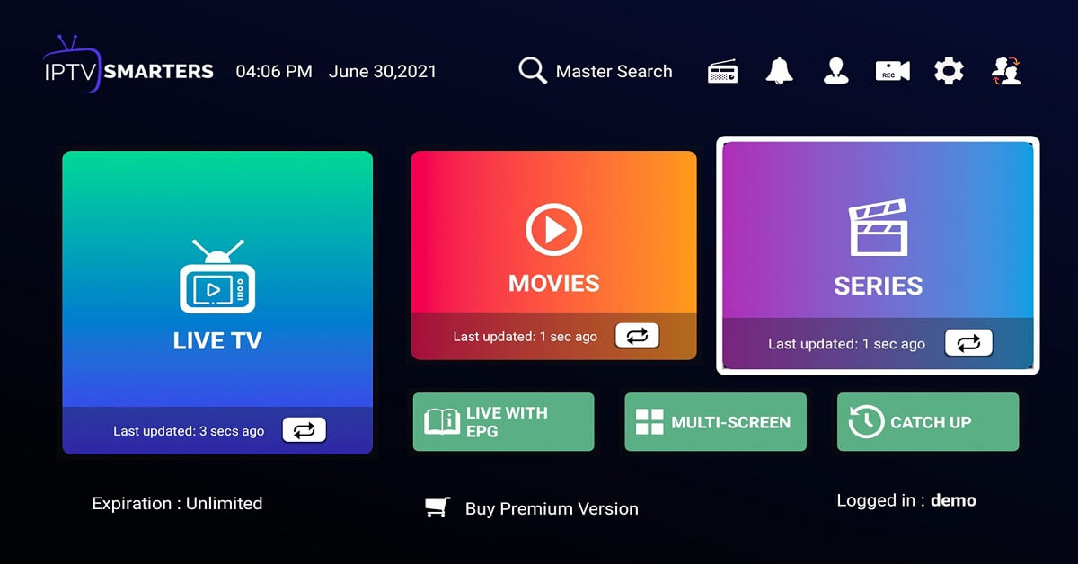 IPTV Smarters Pro For Fire Stick Windows PC iOS Android TV