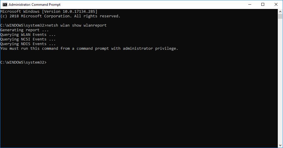 administrator command prompt window 