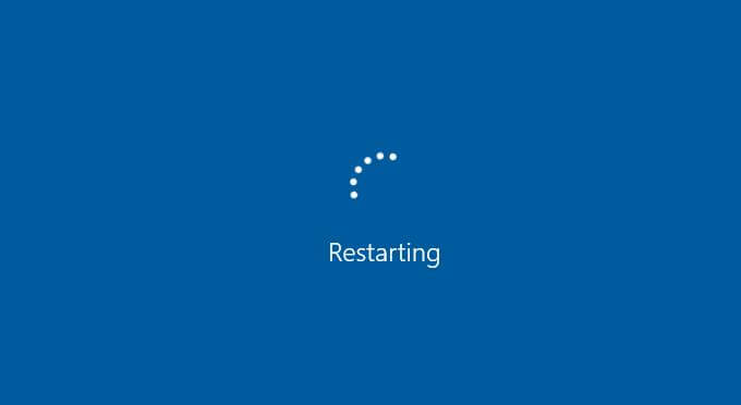 computer restarting 