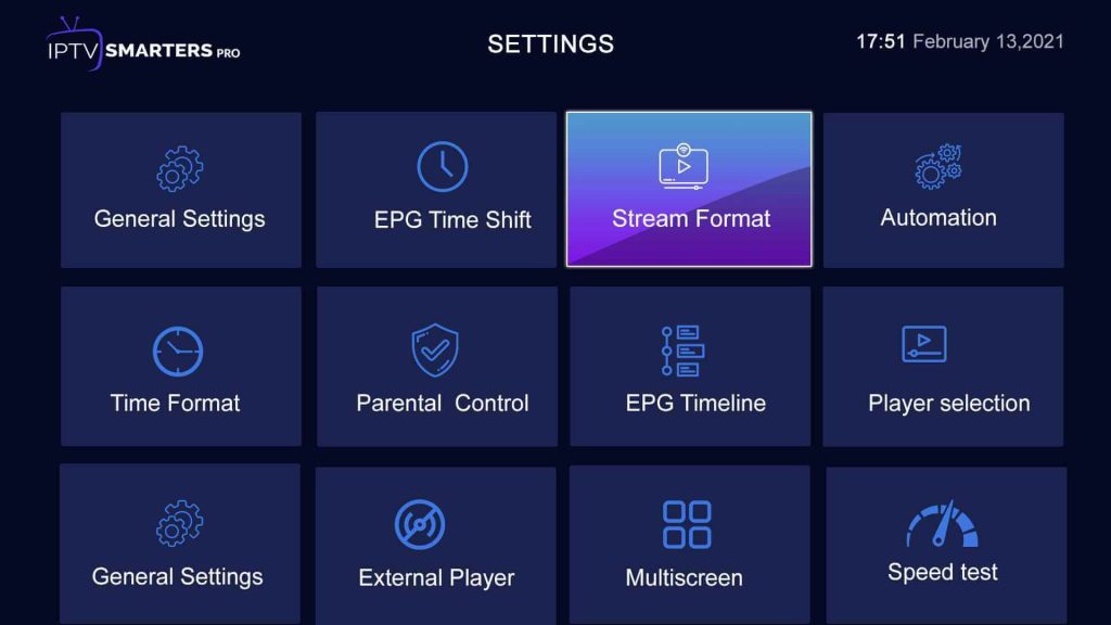 iptv smarters pro configure settings