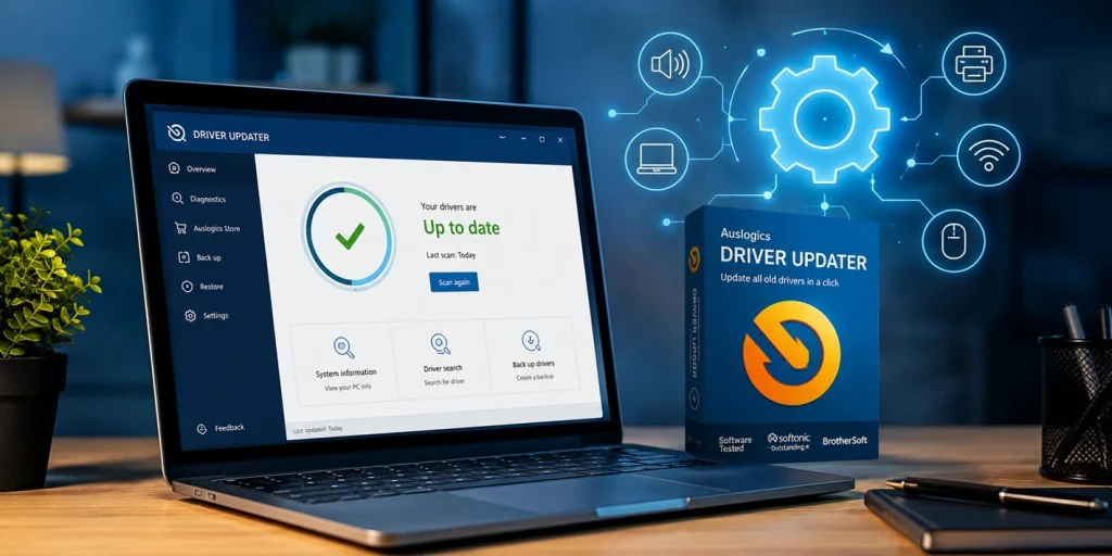 overview of auslogics driver updater tool