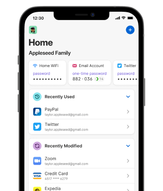 1password password manager for iPhone