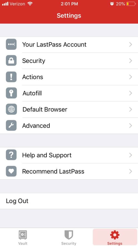 LastPass For iPhone
