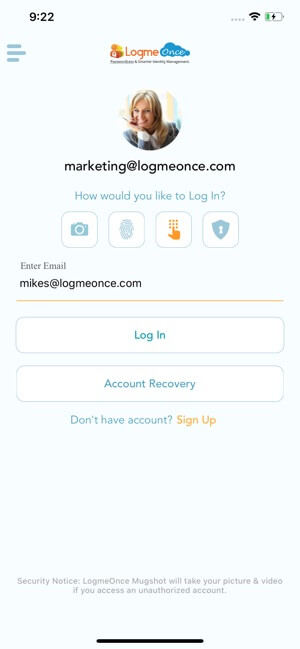 LogMeOnce for Android