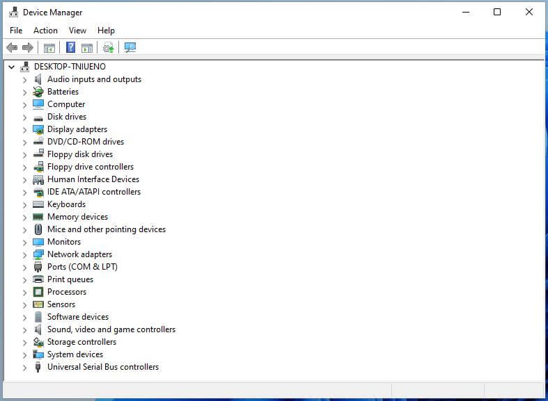 device manager option in windows 11